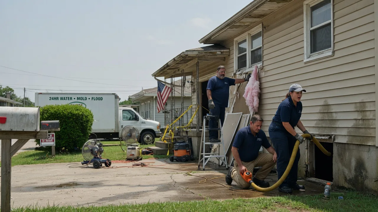 Water Damage Repair in Kansas, OK near me